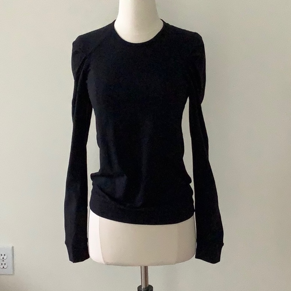 Lululemon Lab City Pullover Long Sleeve Top - Black, Sz. 4